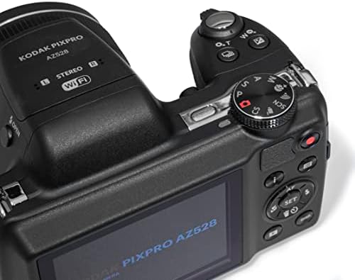 16-Мегапикселова цифрова камера KODAK PIXPRO Astro Zoom AZ528-BK с 52-кратно оптично увеличение, 24-мм широкоъгълен