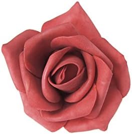Декорация във формата на Цветя на главата от порест каучук рози Homeford, 3 инча, 12 инча (злато)