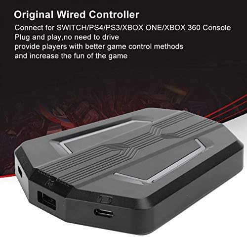 Конвертор клавиш за игрални конзоли и мишката, съвместим с Превключвател / за Xbox ONE / за PS4/за PS3, поддържа избор на