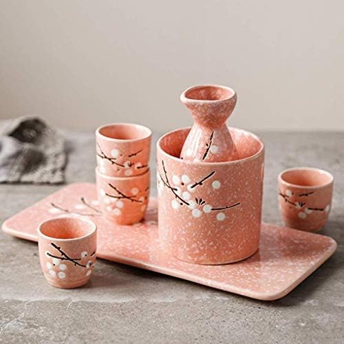 Набор от Саке wrtgerht, Японски Комплект Саксии за саке, Традиционната Чаша за саке, Ръчно Рисувани, Дизайнерски