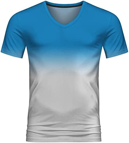 Мъжки тениски ZDDO Soldier с къс ръкав, Нови Летни Тениски в стил мозайка, с наклон 2022 г., Тениска за тренировка на мускулите с V-образно деколте