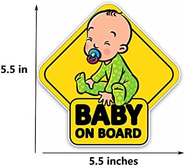 Стикер с Надпис Детска дъска за колата, стикер Бебе в колата, етикети със знаци за сигурност за малки Деца, Стикер за детска