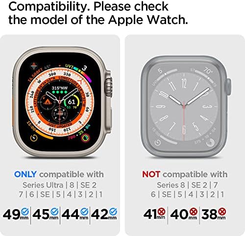 Каишка Spigen Lite Fit Предназначен за Apple Watch Каишка за Apple Watch Ultra (49 мм), Серия 8/7 (45 мм), Series