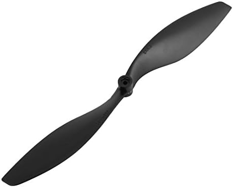 Aexit 2-лопастный Черен електрическо оборудване Пластмасов Стълб за Радиоуправляемого Самолета Нож Витлото 8043 Преходни