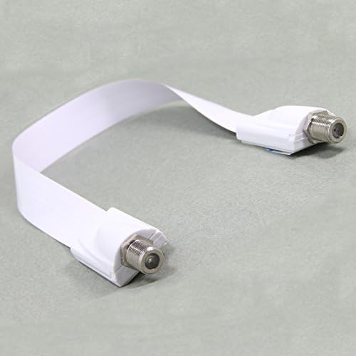 Свързващ кабел за свързване към прозореца и врата, 1 пакет, 1 фут (32 см), удължителен кабел за плосък коаксиален