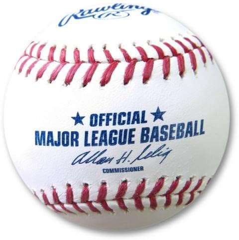 Елиана Herrera подписа бейзболни топки на MLB с автограф на Лос Анджелис Доджърс с / COA - Бейзболни топки с