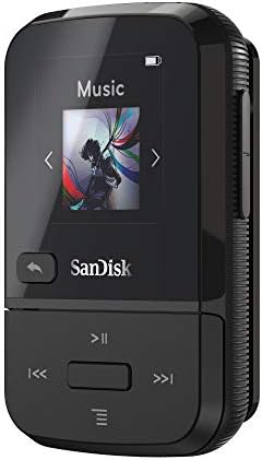 MP3 плеър SanDisk 32GB Клип Sport Go с черен led screen tv и FM-радио - SDMX30-032G-G46K