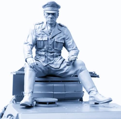 1/16 Немски модел на офицер-tankman на Втората световна война, Набор от миниатюрни детайли от смола //ef6j-3 (в разглобено