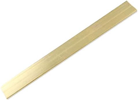 Месинг Плосък правоъгълен прът LUCKNIGHT Дебелината на пръта: 3 мм Дължина: 50 см/19,68 инча, 1 бр. Латунная табела (Размер: