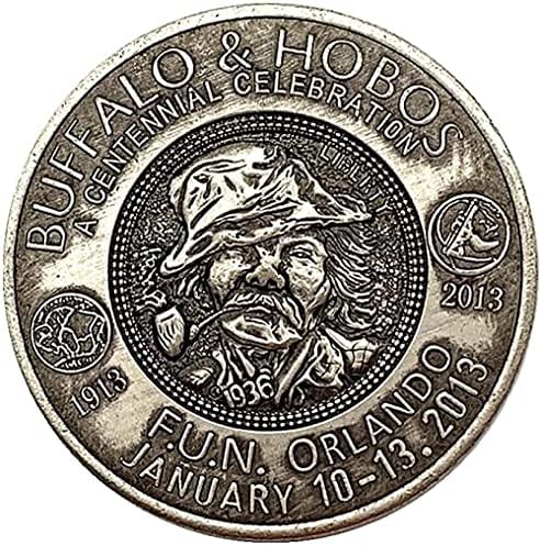 Монета Скитник 1913 г., Копие на стара Медна и Сребърна монета, Подарък за Него