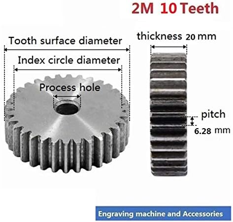 MKSIWSA Industry 2M 10 Назъбени скоростни кутии Модулна за Прехвърляне на Части на трансмисии Микромотора Сопрягаемые детайли скоростна кутия (Брой на зъбите: 10 зъбите)