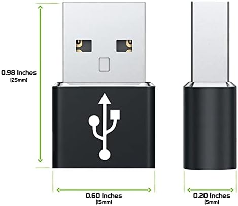 Бърз USB адаптер-C за свързване към USB-порт, който е съвместим с вашия LG US996 за зарядни устройства, синхронизация, OTG-устройства, като клавиатура, мишка, Zip, геймпад, pd (2 о?