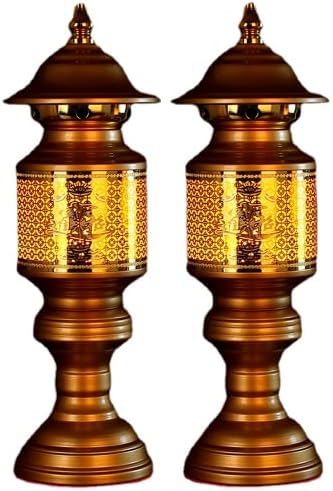 PAYNAN 1 двойка 26 см LED Лампата на Score Wealth Лъки Gong Guan Буда, Запазване на Лампа, Домакински Лампа Lotus