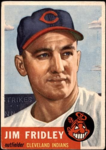 1953 Topps Baseball 187 Джим Фридли Добър (2 от 10) за версия Mickeys Cards