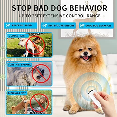 Устройство за контрол на кучетата лаят Двухсенсорное устройство против лай с Режима на обучение /за възпиране на Кучешката