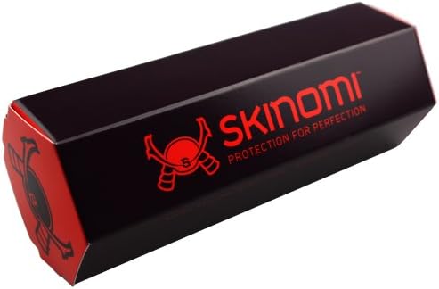 Кожата на цялото тяло Skinomi Black от въглеродни влакна, която е съвместима с Samsung Galaxy Note 2 (N7100, T889, i605) (пълно покритие) TechSkin с Антипузырьковой Прозрачно Фолио За защита на