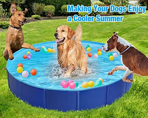 Басейн за големи кучета от норка 63 x12, трайни, устойчиви на пробиване и твърди пластмасови за детски басейна -