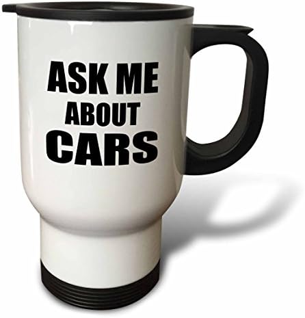 3dRose Питайте ме за коли, Реклама на собственика на гаража, Механика, Реклама на вашата работа, Реклама и Самореклама, Чаша