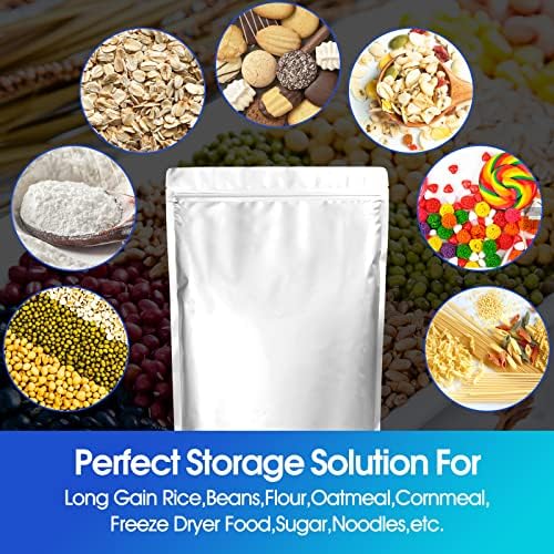 15-миллиметровые 5-галлоновые торби от mylar за съхранение на хранителни продукти с мивки кислород капацитет от 2500 куб. см
