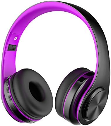 Безжични Bluetooth слушалки Funwaretech с микрофон, Слушалки с шумопотискане Bluetooth 5.0, Сгъваеми Безжични стерео
