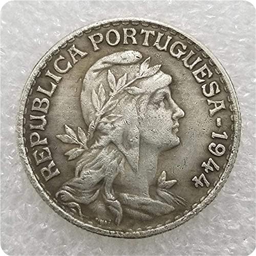 Старинни Занаяти Португалия 1935-1944 Португалия 1 са подбрани Възпоменателна монета Escudo CoinCoin