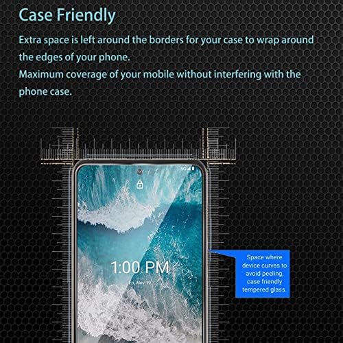 Защитно фолио за екран Nokia X100 от 3 опаковки, фолио, изработени от закалено стъкло, твърдост 9H, защита от надраскване,