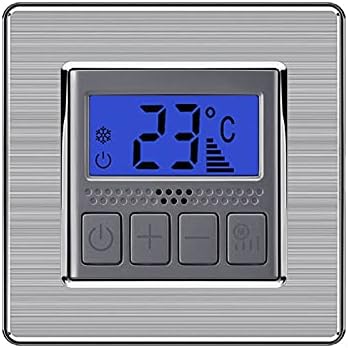 Регулатор на температурата Стаен Термостат Панел от Неръждаема Стомана, Електрически Програмируем Цифров Регулатор за температура