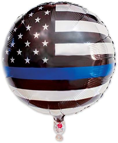 18-Инчов през Цялата балон от mylar Havercamp's Police-Тънка синя линия с модел Полицията