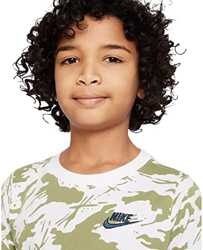Тениска с дълги ръкави и Камуфляжным принтом Nike за момчета