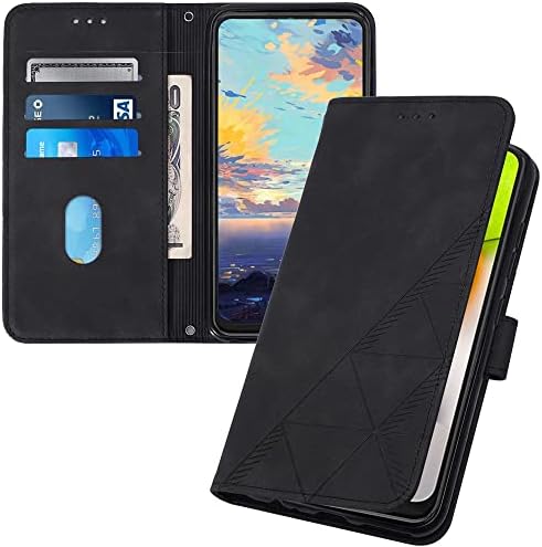 Калъф ISADENSER за Galaxy A54 5G, една чанта-портфейл, с притежател на кредитна карта, Лек Защитен калъф-награда