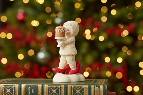 Отдел 56 Коледни Спомени Snowbabies Фигурка с Вишенкой Отгоре, 4,53 инча, Многоцветен
