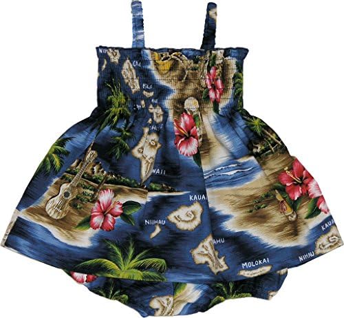 Комплект от хавайския рокли от 2 теми RJC Baby гърлс Tropical Island Escape в клетката