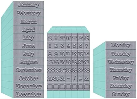 Комплект календар Pegz - Американски Шрифт за пишеща машина от 75 части