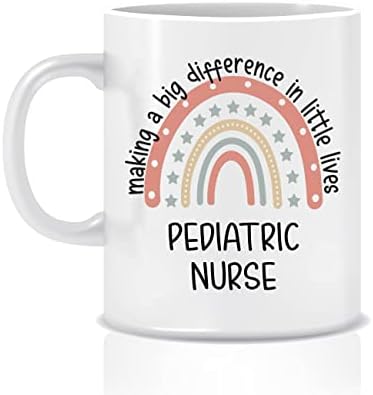 Чаша за детска медицинска сестра - Подарък медицинска сестра педиатрия за медицински сестри - Кафеена чаша за медицински сестри