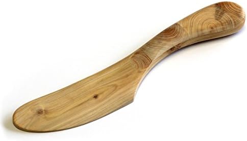Нож за масло-ръчно изработени от екологично дърво от хвойна с мозайка дръжка