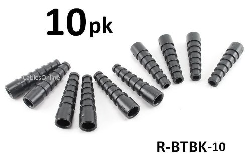 CablesOnline 10-опаковъчен калъф от PVC BNC за специален кабел конектор BNC 58 (R-BTBK-10)