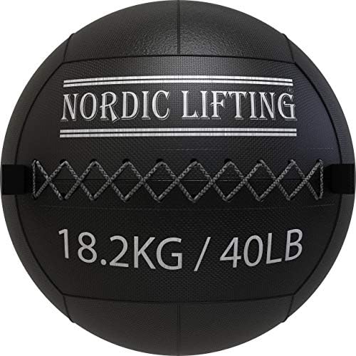 Nordic Lifting Wall Ball 40 килограма, в комплект с Обувки Megin Размер 8.5 - Черен