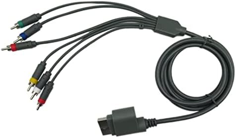Outspot Нов Компонентен Композитен Аудио-Видео AV кабел за TV HD Сив Цвят за Microsoft Xbox 360
