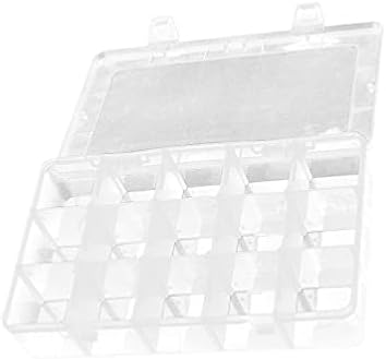 универсална Прозрачна Пластмасова Кутия с 15 Отделения Органайзер за Бижута, Държач За Мъниста, Просто Контейнер