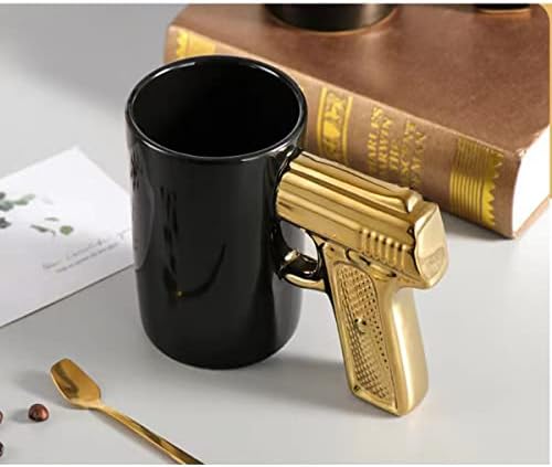 Yf безжичната-ANEN Black Gold-Чаша-Пистолет, Керамични Чаши, Чаши за Кафе, Чаша