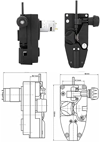 Мотор Ролка тел, Двигател подаване на Ролка тел За Миг-заваряване на постоянен ток 24 В 10 W, Устройство за подаване