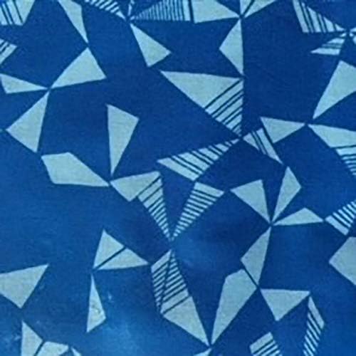 Памук, 3 Ярд, от Boundless Fabrics за Шиене, Занаяти, Одеала, Бродерия, Облекла, аксесоари за Дома (Фрагменти син цвят)