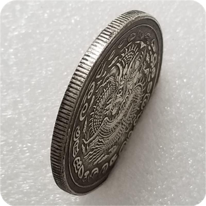 Старинни Занаяти Удебелена Възпоменателна Монета Cixi Сребърен Долар 0314