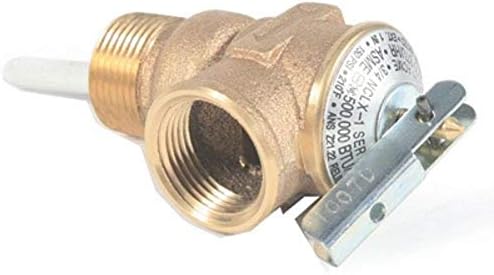 Camco 10443 3/4 Безоловен клапан за нулиране на температура и налягане с 4 Сензор, покрити с епоксидна смола