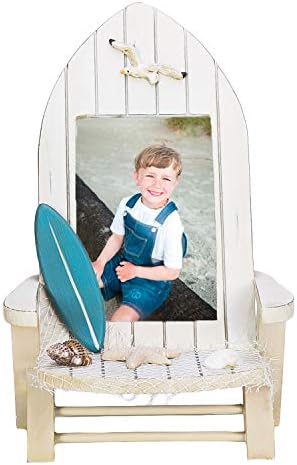 Beachcombers 4x6 Дъска за сърф, Рамка за Стол, рамка за снимка, Държач за Стенните рафтове или Настолен Декор,