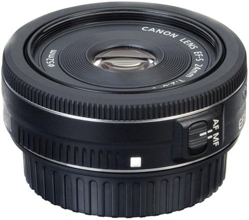 Обектив Canon EF-S 24mm f/2.8 STM за цифрови огледално-рефлексни фотоапарати Canon с комплект филтри 52 мм (UV, CPL, FLD)