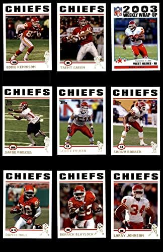 2004 Topps Kansas City Chiefs Почти пълен набор от команди Kansas City Chiefs (Комплект) NM /MT Chiefs