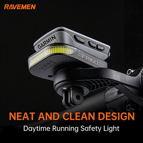 Велосипеден Предния фенер RAVEMEN FR160 на Дневна светлина и PR1600 1600 Лумена с wi-fi дистанционно управление, антирефлексно