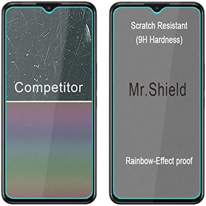 Mr.Щит [3 опаковки], Предназначени за TCL 30 XE 5G [Закалено стъкло] [Японското стъкло твърдост 9H] Защитно фолио за екрана с доживотна заместител