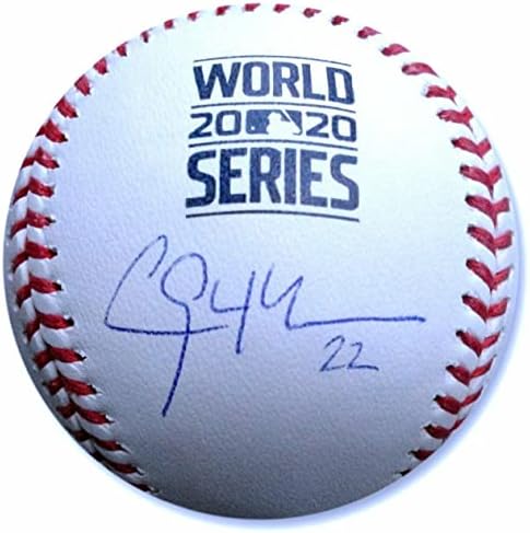 Клейтън Kershaw Подписа Бейзболни Топки Световните серии 2020 г. LA Dodgers MLB с Автограф - Бейзболни топки с Автографи
